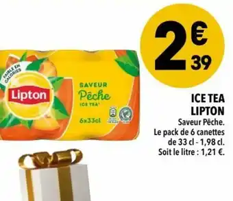 Supeco Ice Tea Lipton offre