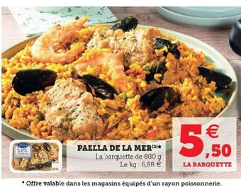 U Express Paella de La Mer offre