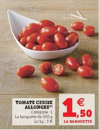 U Express Tomate Cerise offre