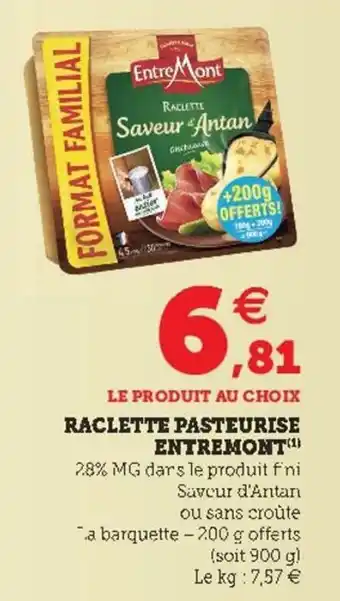 U Express Raclette Pasteurise offre