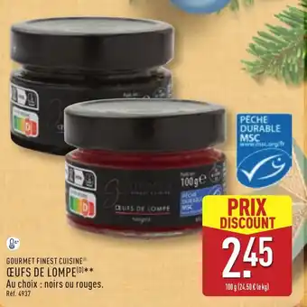 ALDI GOURMET FINEST CUISINE Œufs de lompe offre