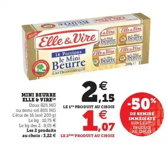 U Express Mini Beurre offre