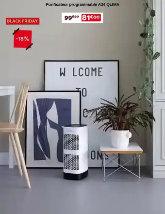 QLIMA Purificateur programmable A34