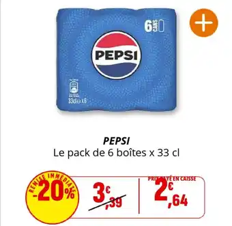 Coccinelle Supermarché PEPSI offre
