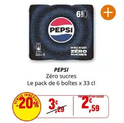 Coccinelle Supermarché PEPSI offre