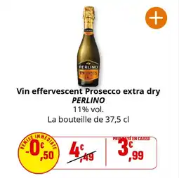 Coccinelle Supermarché PERLINO Vin effervescent Prosecco extra dry offre