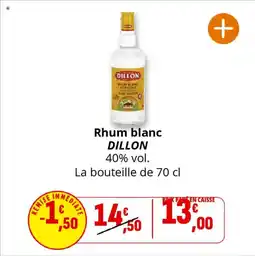 Coccinelle Supermarché DILLON Rhum blanc offre
