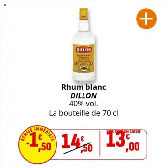 Coccinelle Supermarché DILLON Rhum blanc offre