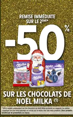 Intermarché Hyper MILKA Sur les chocolats de noël offre