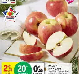 Intermarché Hyper Pomme pink lady offre