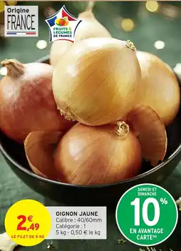 Intermarché Hyper Oignon jaune offre