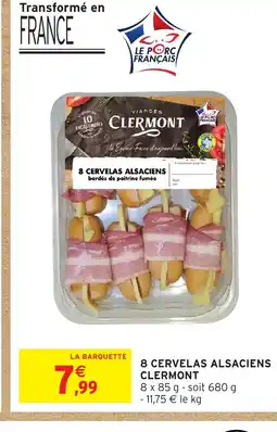 Intermarché Hyper CLERMONT 8 cervelas alsaciens offre