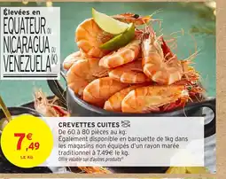 Intermarché Hyper Crevettes cuites offre