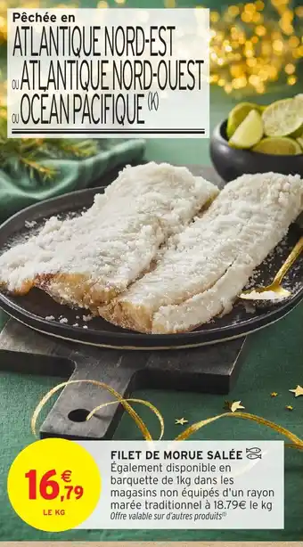 Intermarché Hyper Filet de morue salée offre