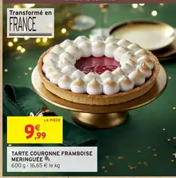 Intermarché Hyper Tarte couronne framboise meringuée offre