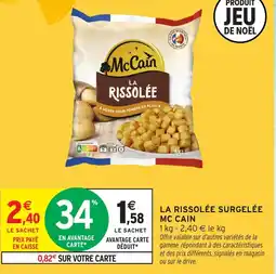 Intermarché Hyper MC CAIN La rissolée surgelée offre