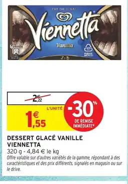 Intermarché Hyper VIENNETTA Dessert glacé vanille offre