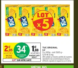 Intermarché Hyper LU Tuc original offre