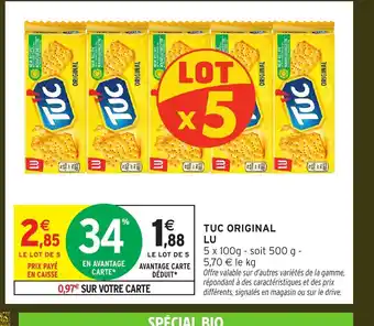 Intermarché Hyper LU Tuc original offre