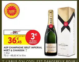 Intermarché Hyper MOËT & CHANDON Aop champagne brut imperial offre