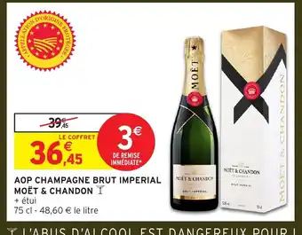 Intermarché Hyper MOËT & CHANDON Aop champagne brut imperial offre