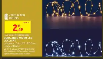 Intermarché Hyper Guirlande micro led lealight offre