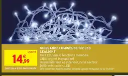Intermarché Hyper Guirlande lumineuse 192 led lealight offre