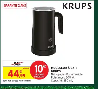 Intermarché Hyper KRUPS Mousseur à lait offre