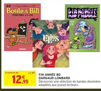 Intermarché Hyper Fin année bd dargaud-lombard offre
