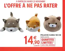 Intermarché Hyper Peluche kawai offre