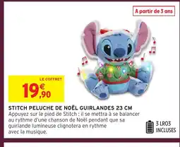 Intermarché Hyper Stitch peluche de noël guirlandes offre