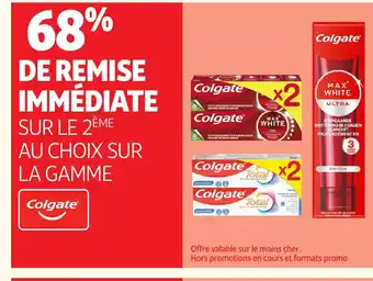 Auchan COLGATE Sur la gamme offre
