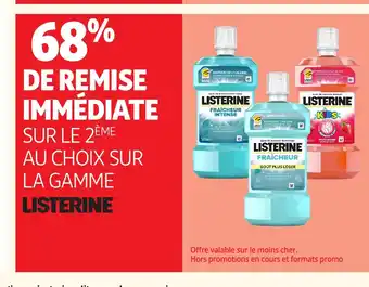 Auchan LISTERINE Sur la gamme offre