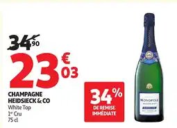 Auchan HEIDSIECK & CO Champagne offre