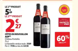 Auchan Côtes du roussillon aop offre