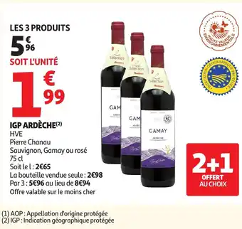 Auchan Igp ardèche offre