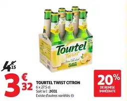 Auchan TOURTEL TWIST Citron offre