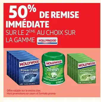 Auchan HOLLYWOOD Sur la gamme offre