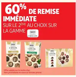 Auchan LES RECETTES DE L'ATELIER Sur la gamme offre