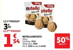 Auchan NUTELLA Biscuits offre