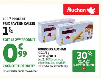 Auchan AUCHAN Boudoirs offre