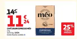 Auchan MÉO Café grain espresso offre