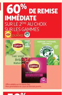 Auchan LIPTON Sur les gammes offre