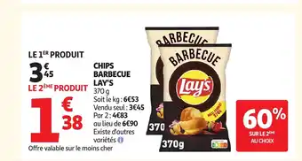 Auchan LAY'S Chips barbecue offre
