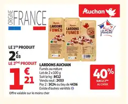 Auchan AUCHAN Lardons offre