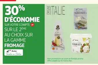 Auchan AUCHAN Sur la gamme fromage offre