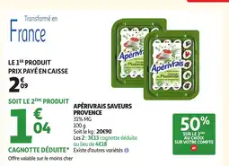 Auchan APÉRIVRAIS Saveurs provence offre