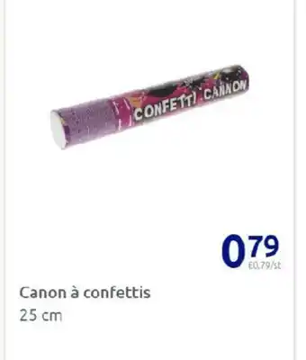 Action Canon à confettis offre