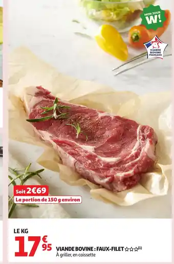 Auchan Viande bovine: faux-filet offre