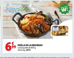 Auchan Paëlla de la mer briau offre